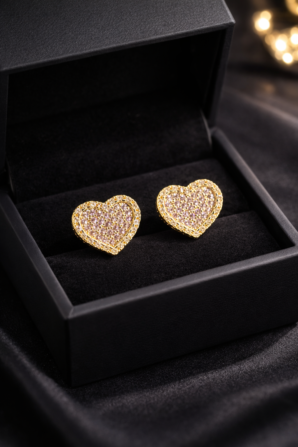 HEART VVS EARRINGS