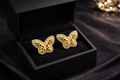 BUTTERFLY NUGGET EARRINGS